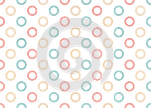Watercolor circles pattern.