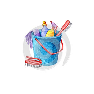 Watercolor cleaning set