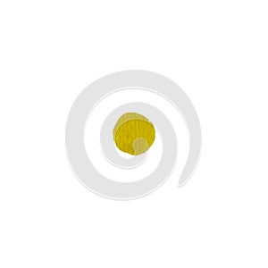 Watercolor colorful yellow circle abstract background