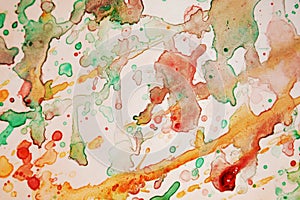 Watercolor deacaying soft abstract colorful background, abstract colorful texture