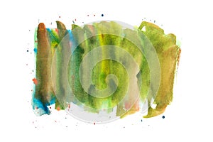 Watercolor design element