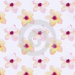 Watercolor floral pattern. Floral background. Gentle colors. Female pattern. Handmade