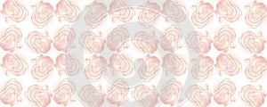 Watercolor Geometric Pattern. Red Roses Bohemian Design. Watercolor Blocks Pattern.