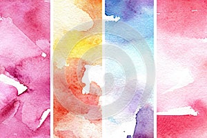 Watercolor glam background. Glam watercolor background in abstract style.