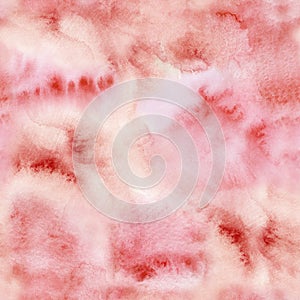 Watercolor hand painted background. pink texture seamless pattern