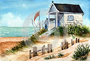 Watercolor small bungalow img