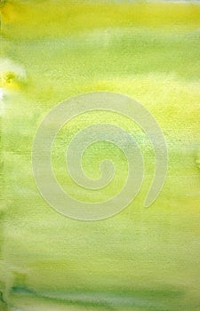 Watercolor lemon hand painted art background