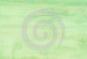 Watercolor light geen-yellow background texture. Pastel lemon green backdrop  hand painted