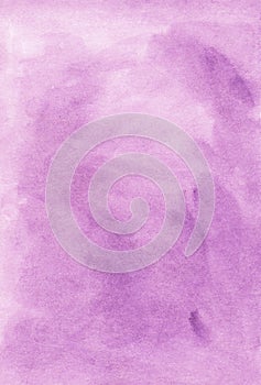 Watercolor light pink background texture. Aquarelle abstract rose color backdrop. Stains on paper