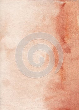 Watercolor light warm brown gradient background texture