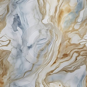 Watercolor marble background with Graded Wash technique. AI-Generated.