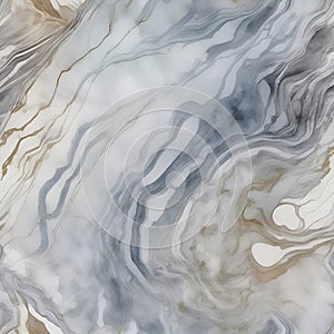Watercolor marble background with Graded Wash technique. AI-Generated.
