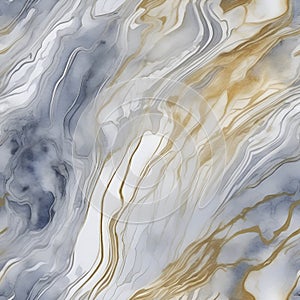 Watercolor marble background with Graded Wash technique. AI-Generated.