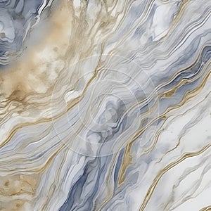 Watercolor marble background with Graded Wash technique. AI-Generated.