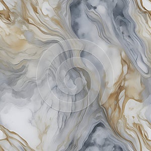 Watercolor marble background with Graded Wash technique. AI-Generated.