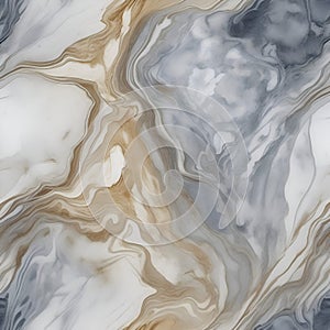 Watercolor marble background with Graded Wash technique. AI-Generated.