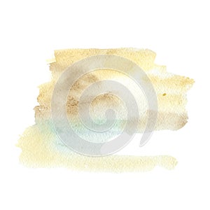 Watercolor nude color fall autumn background. Splash, spot, watercolor brush texture. Logotype design, greeteng card