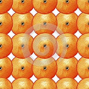 Watercolor oranges seamless pattern.Fruit background  4