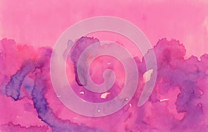 Watercolor painted background, cute illustration for design post