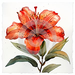 Watercolor Painting of GPT4 AI Generated photo