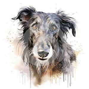 scottish deerhound photo