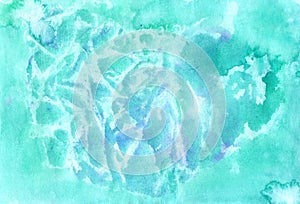 Watercolor painting texture, cute illustration for scrapbooking
