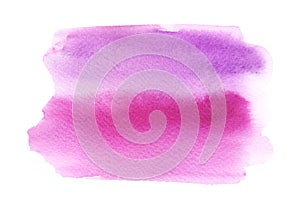 Watercolor pink stain