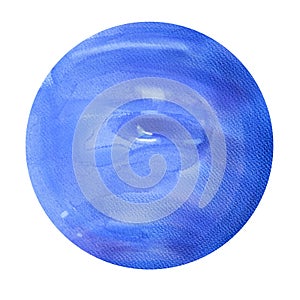 Watercolor planet Neptune0