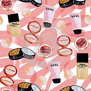 Watercolor power products pattern abstract