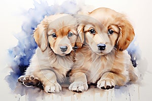 watercolor puppies paws in watercolor wonderland dog funny little puppies pets watercolor