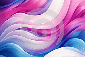 Watercolor purple and blue wavy background. Generative ai