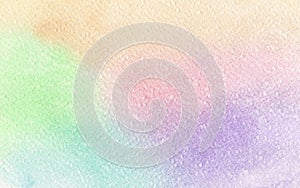 Watercolor rainbow abstract background, hand-painted texture, watercolor stains. Design for backgrounds, wallpapers, covers and