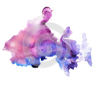 Watercolor raster colorful background