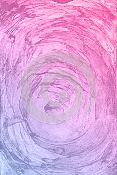 Watercolor red pink blue paint background. Art magic hand drawn.