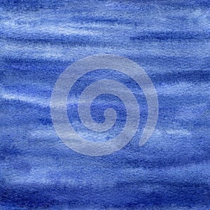Watercolor seamless background blue blue sea, sea wave, surf