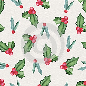 Watercolor Seamless Paper Pattern with omela