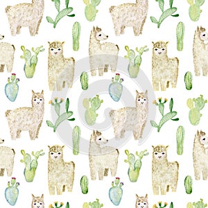 Watercolor seamless pattern