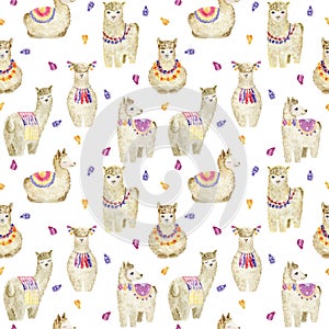 Watercolor seamless pattern