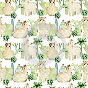 Watercolor seamless pattern