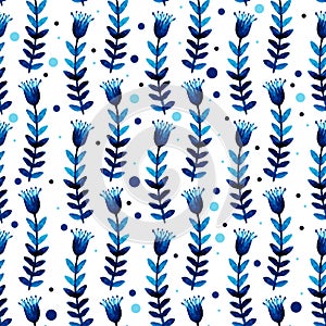 Watercolor seamless pattern