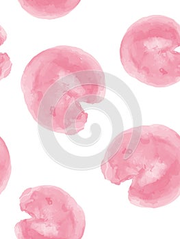 Watercolor seamless vector pattern