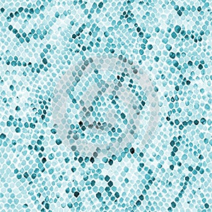 Watercolor snake skin seamless pattern