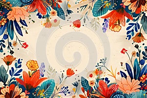 Watercolor spring flower for wedding, birthday, card, background, invitation, wallpaper, sticker, decoration etc.