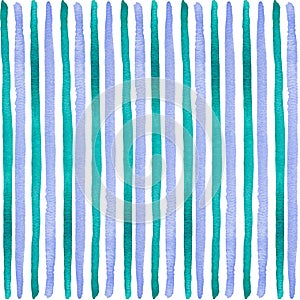 Watercolor stipes, seamless pattern.