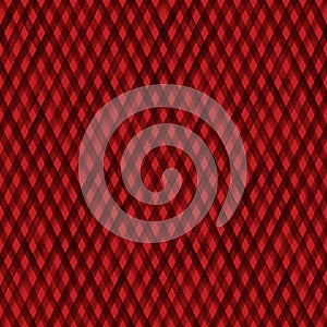 Watercolor stripe diagonal plaid seamless pattern. Red stripes on black background