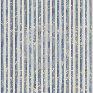 Watercolor stripe vintage seamless pattern. Blue stripes background