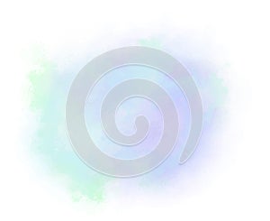 Watercolor texture for your graphics. Green, purple, blue colors.