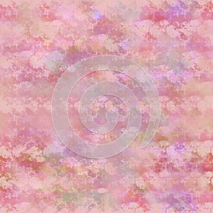 Watercolor transparent effect Modern abstract blurred painted layered seamless background in pink, peach, red, purple