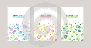 watercolor vector colorful background cad : blue pink green