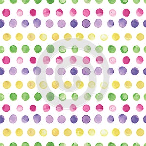 Watercolor vector seamless pattern. Seamless pattern can be used for wallpaper, pattern fills, web page background